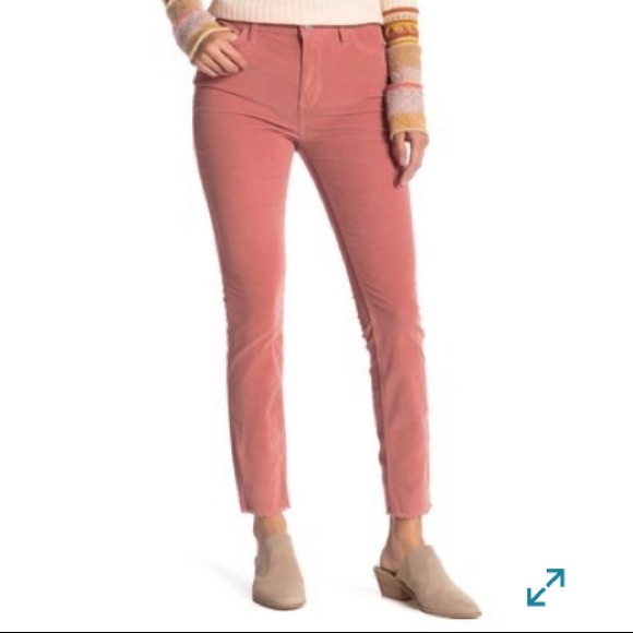 Free People High Waist Skinny Corduroy Pants - Picture 7 of 9